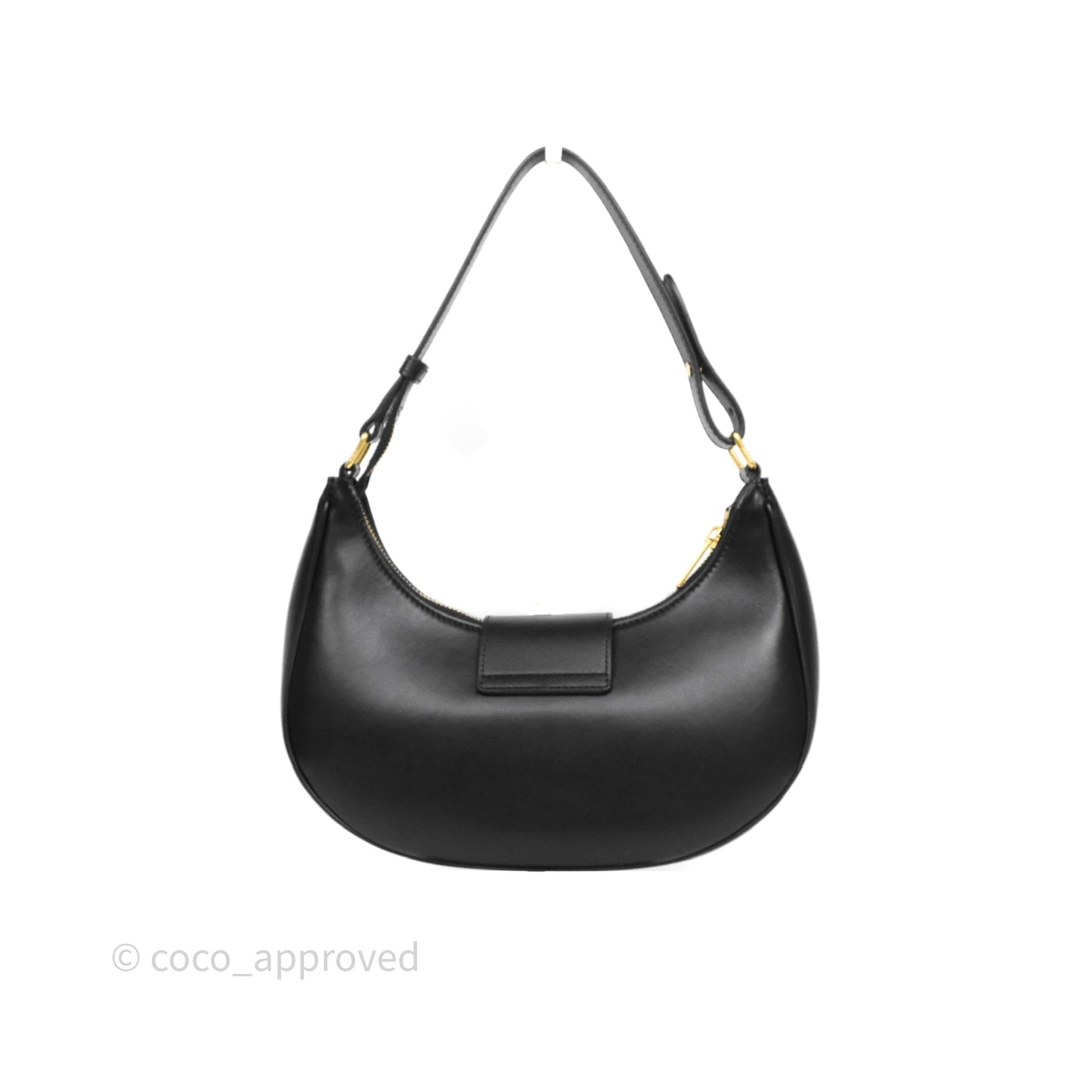 Celine Medium Ava Triomphe Bag Black Smooth Calfskin