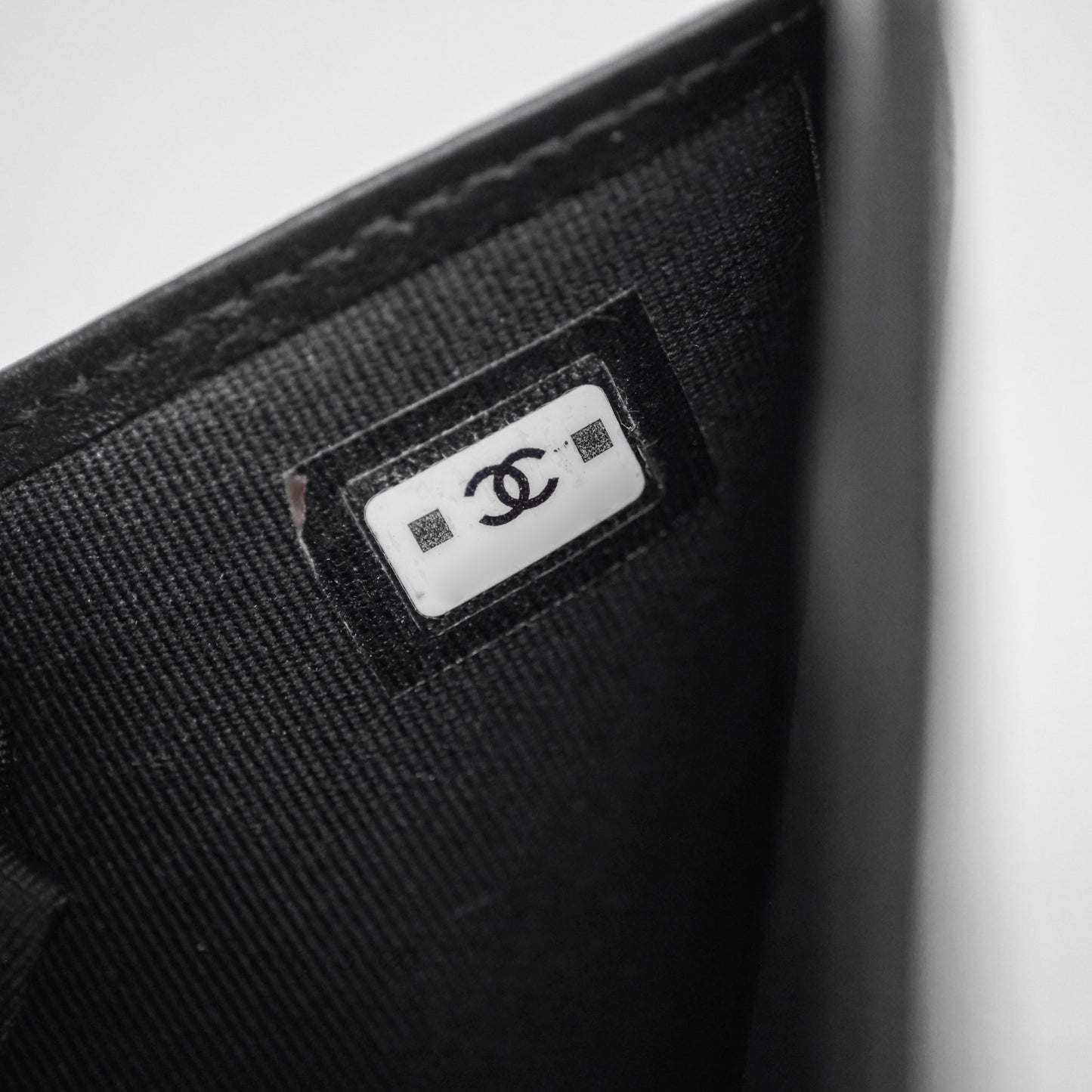 Chanel Small Boy Flap Wallet Black Caviar Gold Hardware