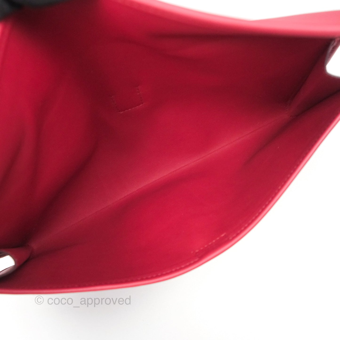 Hermès Jige Elan 29 Clutch Rouge Garance