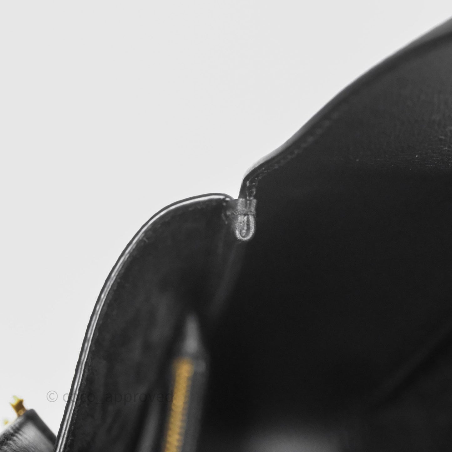 Saint Laurent LE 5 à 7 Supple Small Black Grained Leather Gold Hardware