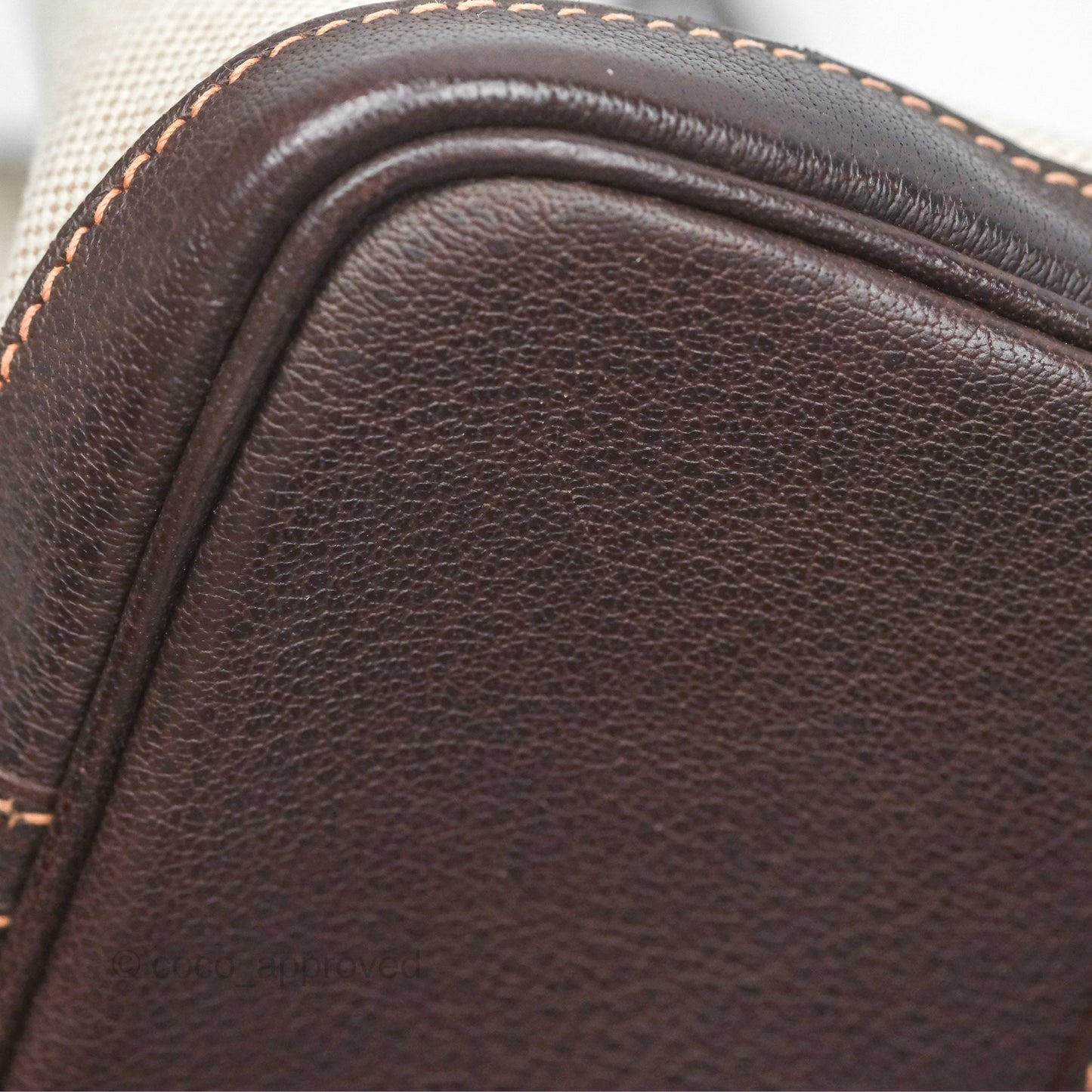 Hermès Garden Party 30 Canvas Brown/ Natural