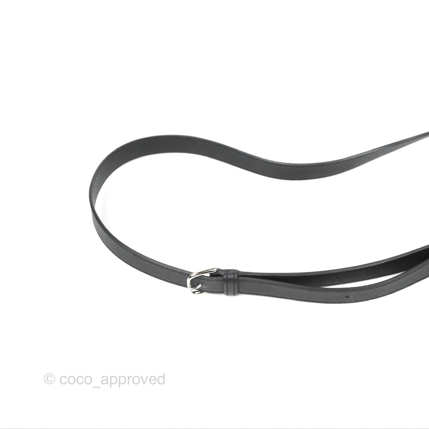 Hermès Della Cavalleria Mini Bag Black Epsom Palladium Hardware