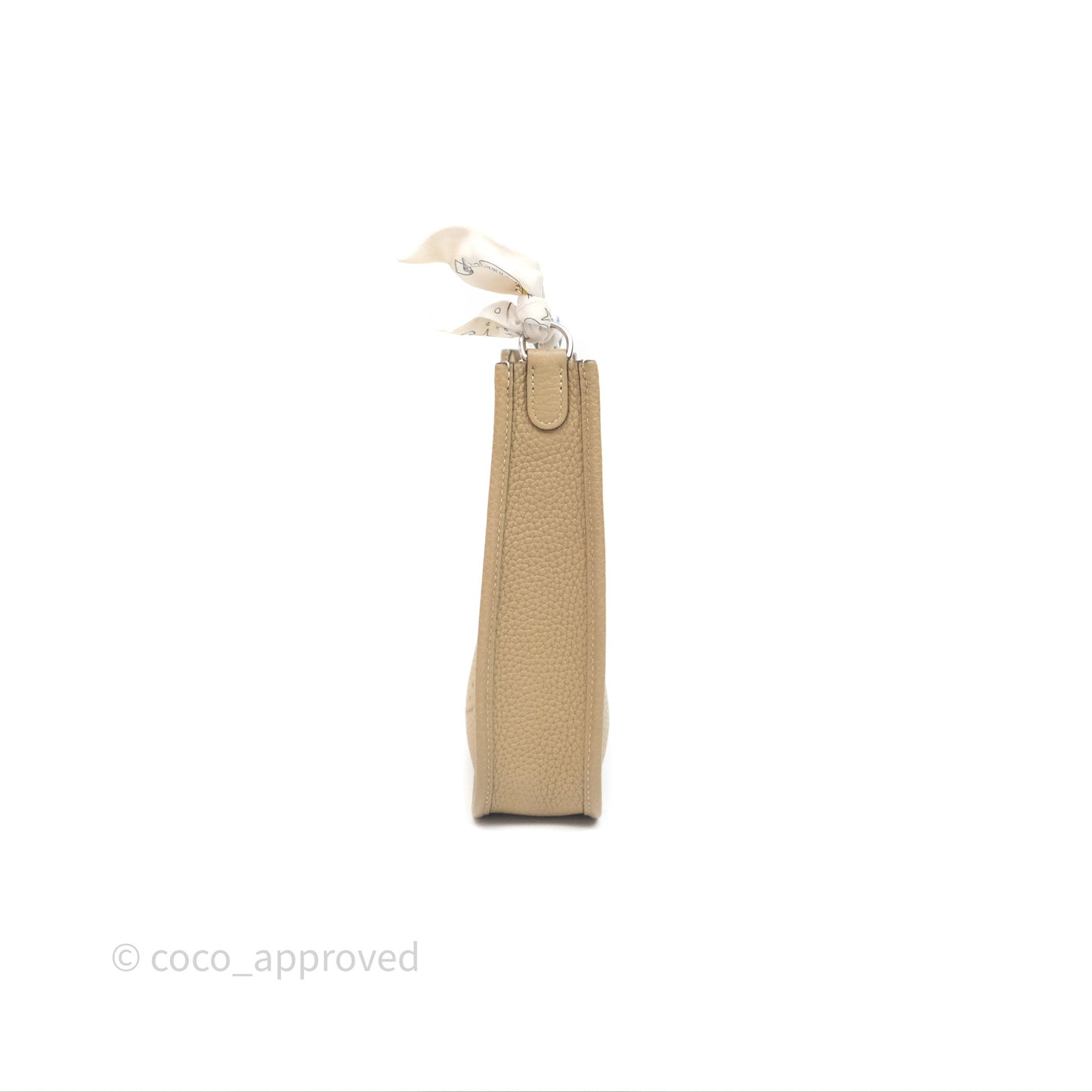 Hermès Mini Evelyne 16 Trench Clemence Palladium Hardware