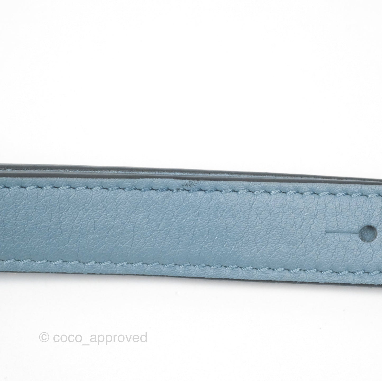 Loewe Small Puzzle Bag Stone Blue Calfskin