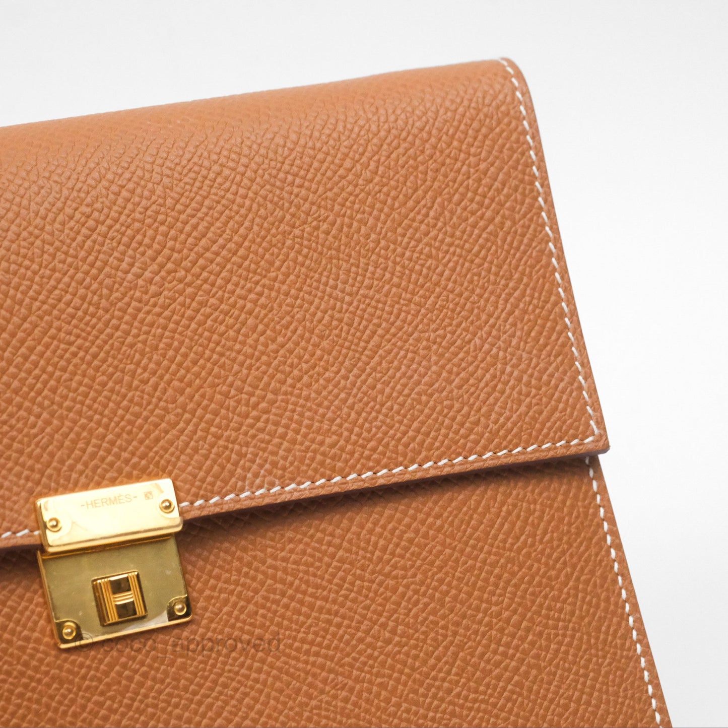 Hermès Clic 16 Wallet On Chain Gold Epsom Gold Hardware