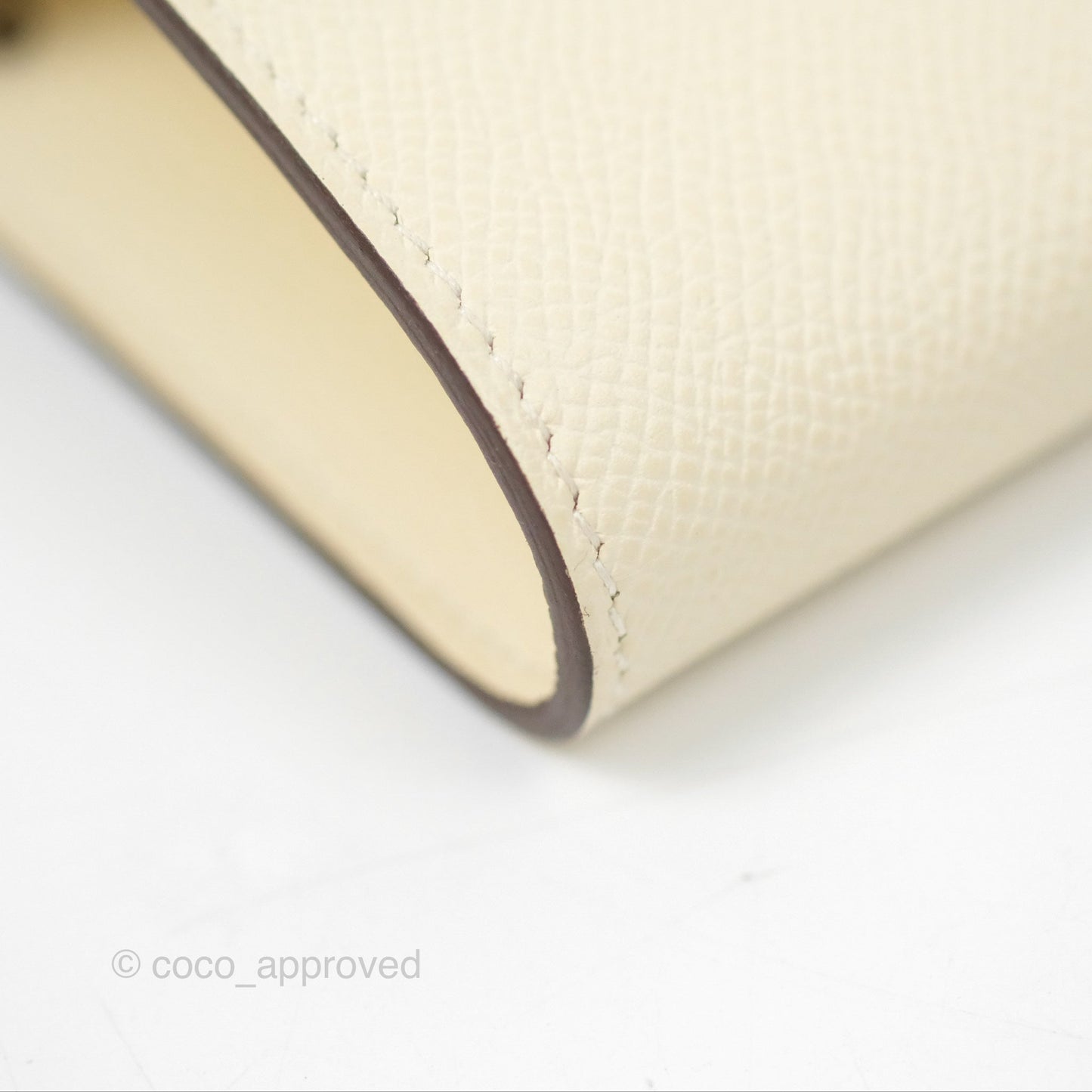 Hermès Kelly To Go Wallet Nata / Jaune Poussin Epsom Gold Hardware