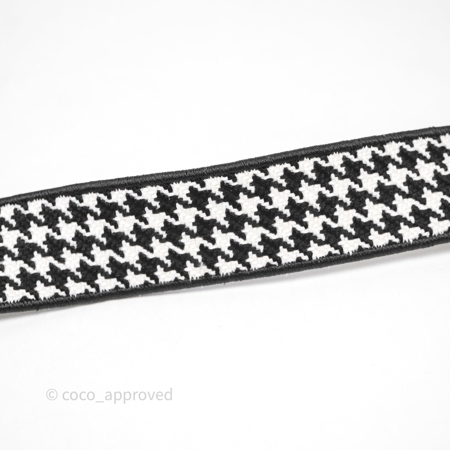 Christian Dior Mini Lady D-Lite Bag Black White Houndstooth
