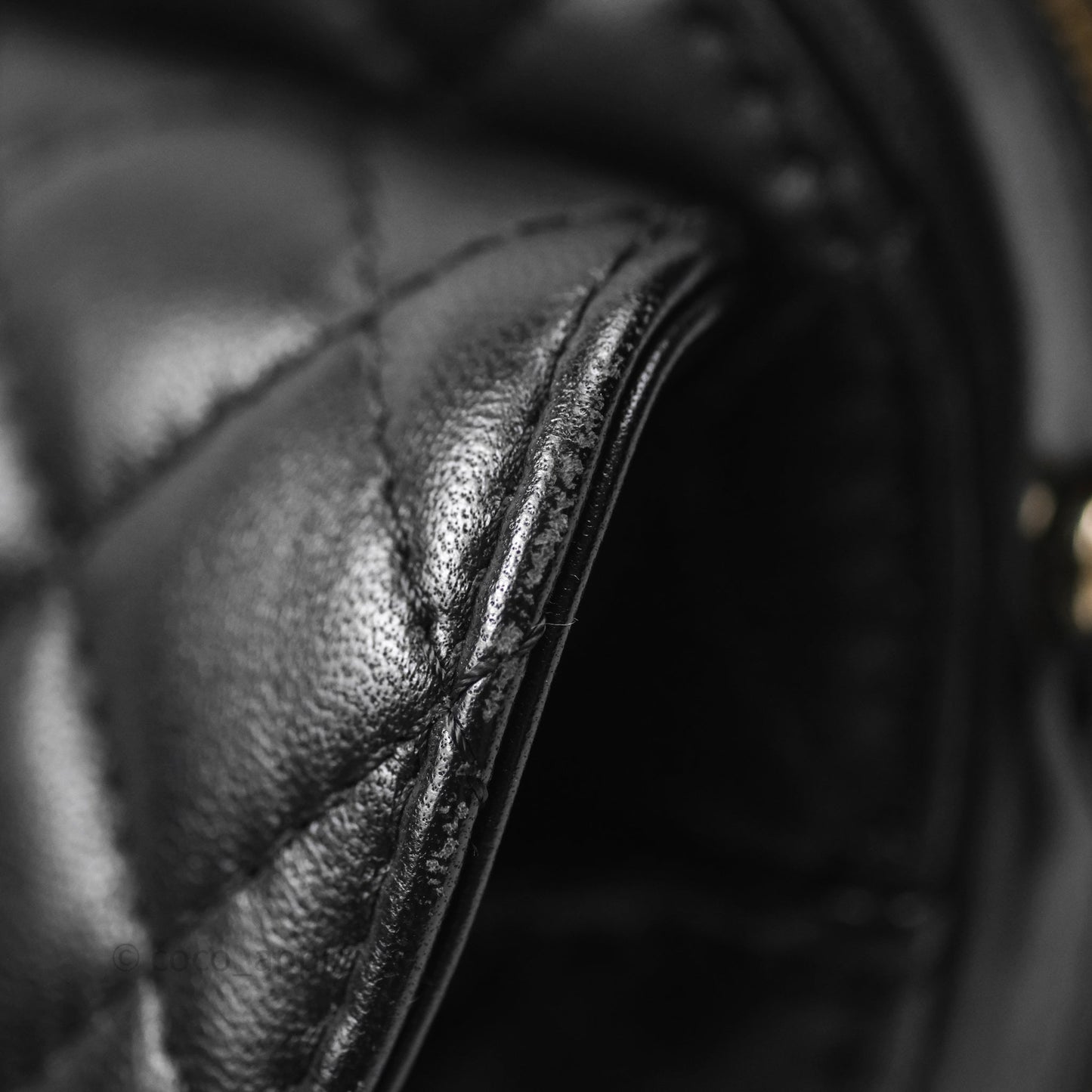 Chanel Large Heart Bag Black Lambskin Gold Hardware 22S