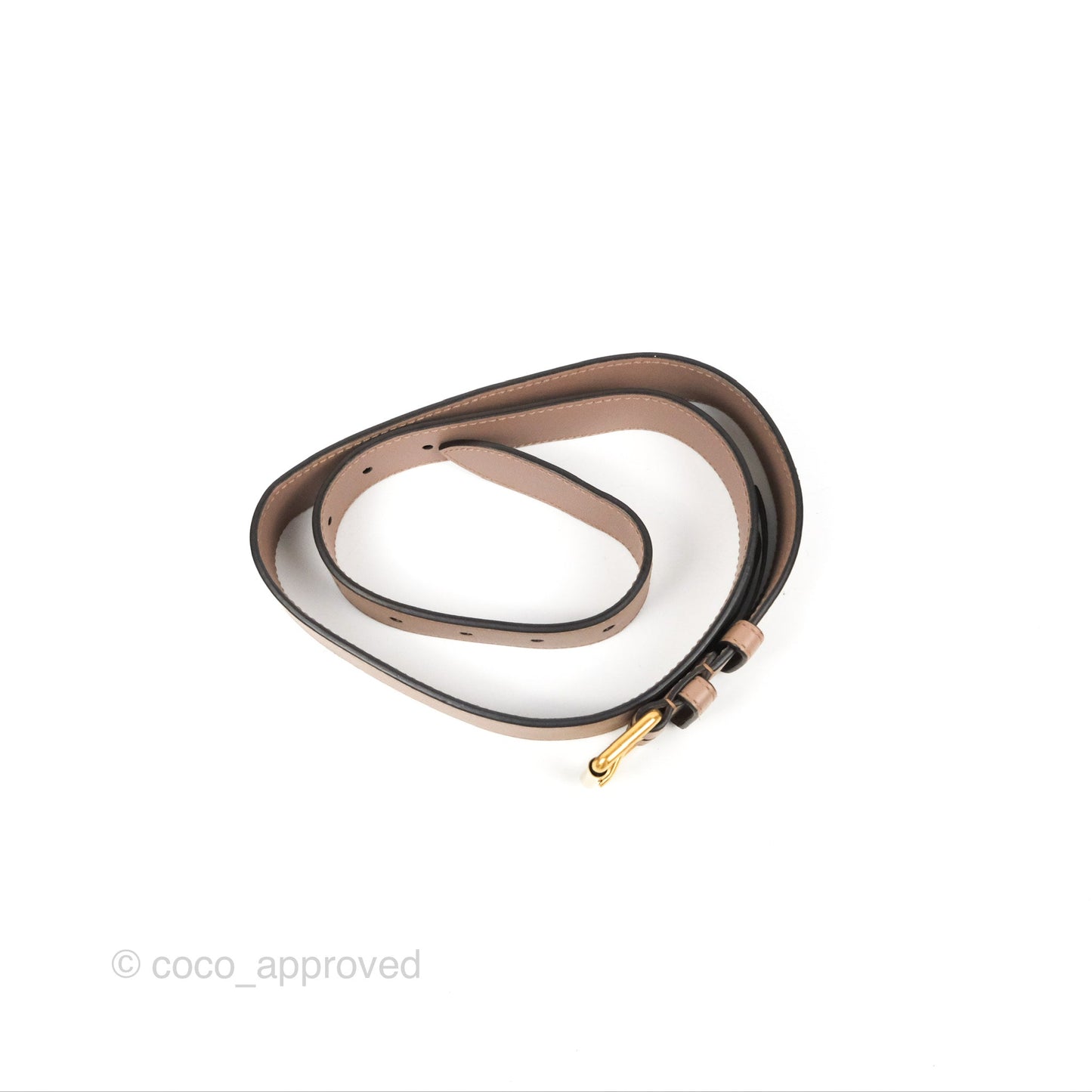 Gucci GG Marmont Matelassé Oval Belt Bag Dusty Pink