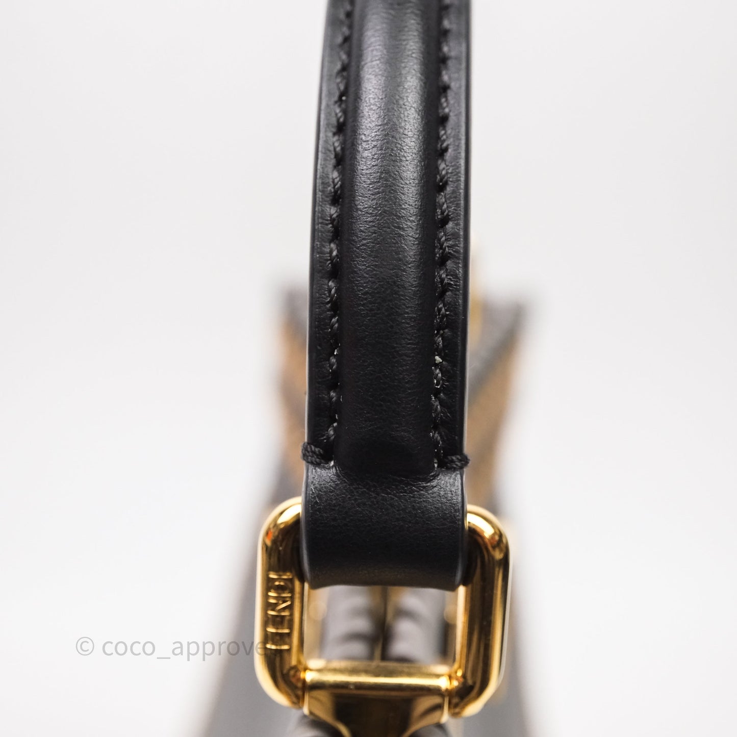 Fendi Small Peekaboo Iseeu Black/ Grey