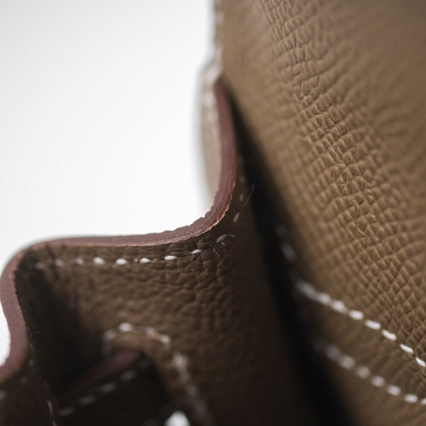 Hermès Sellier Kelly 25 Etoupe 18 Epsom Gold Hardware