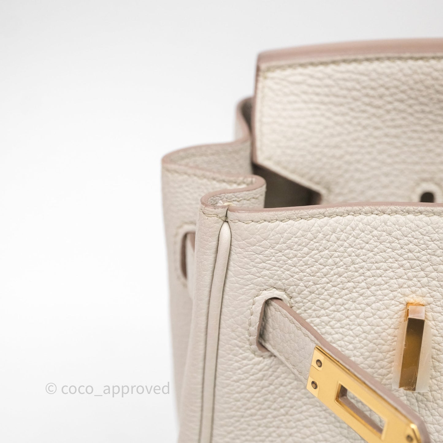 Hermes Birkin 25 Beton Togo Gold Hardware