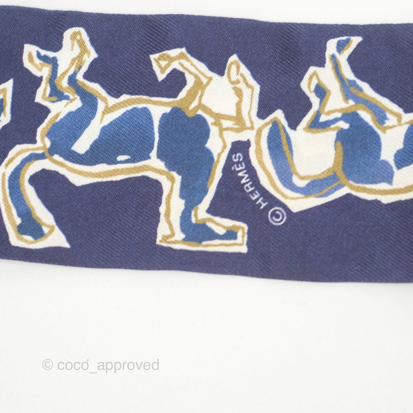 Hermès Chevaux en Liberte Silk Twilly