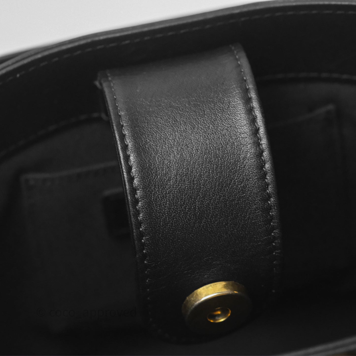Chanel Quilted Boy Bucket Bag Black Lambskin Aged Gold Hardware