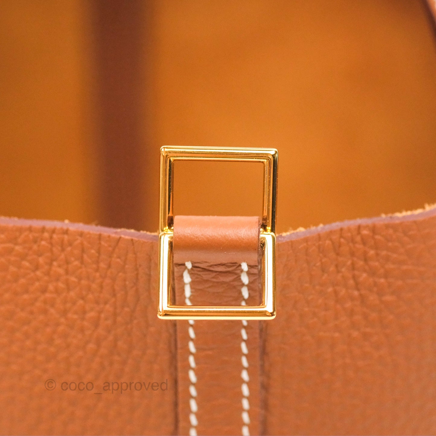 Hermès Picotin 22 Gold Clemence Gold Hardware