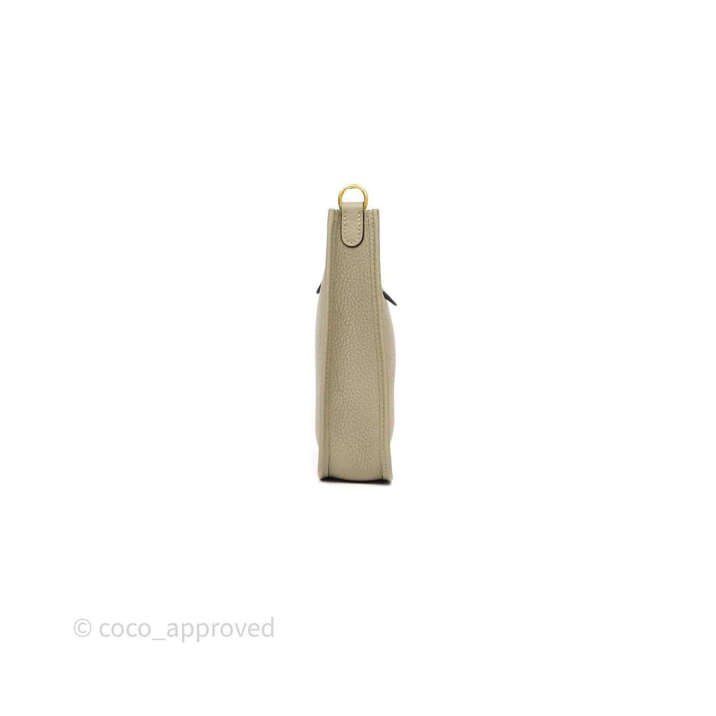 Hermès Mini Evelyne 16 Sauge Q1 Clemence Gold Hardware