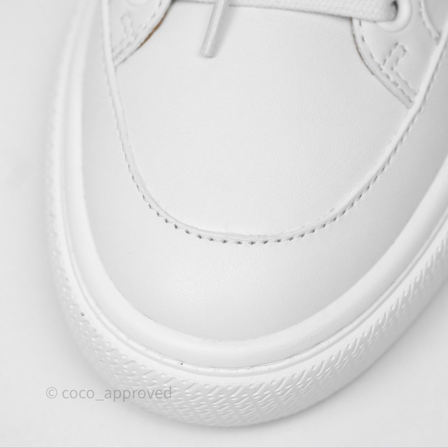 Hermès Deep Sneaker Calfskin White Size 37