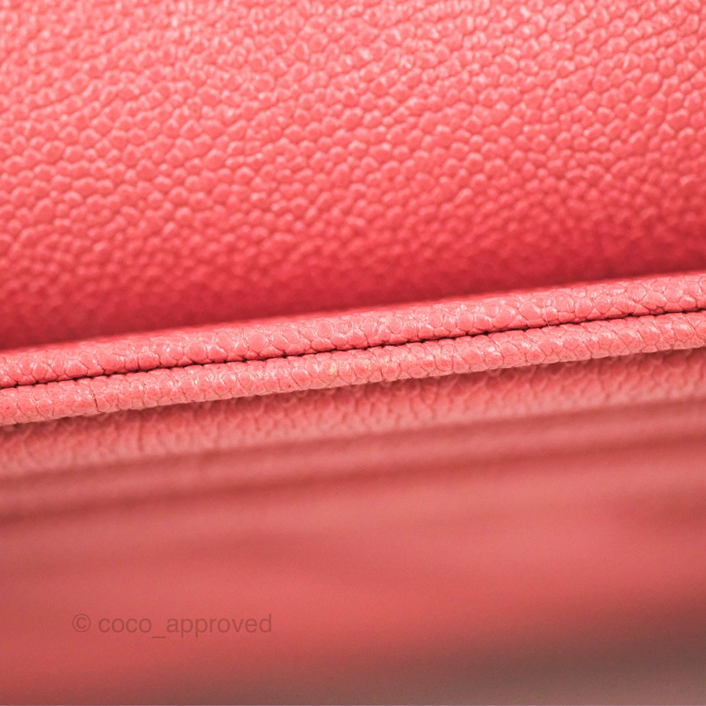 Chanel Small Chevron Boy Pink Caviar Gold Hardware