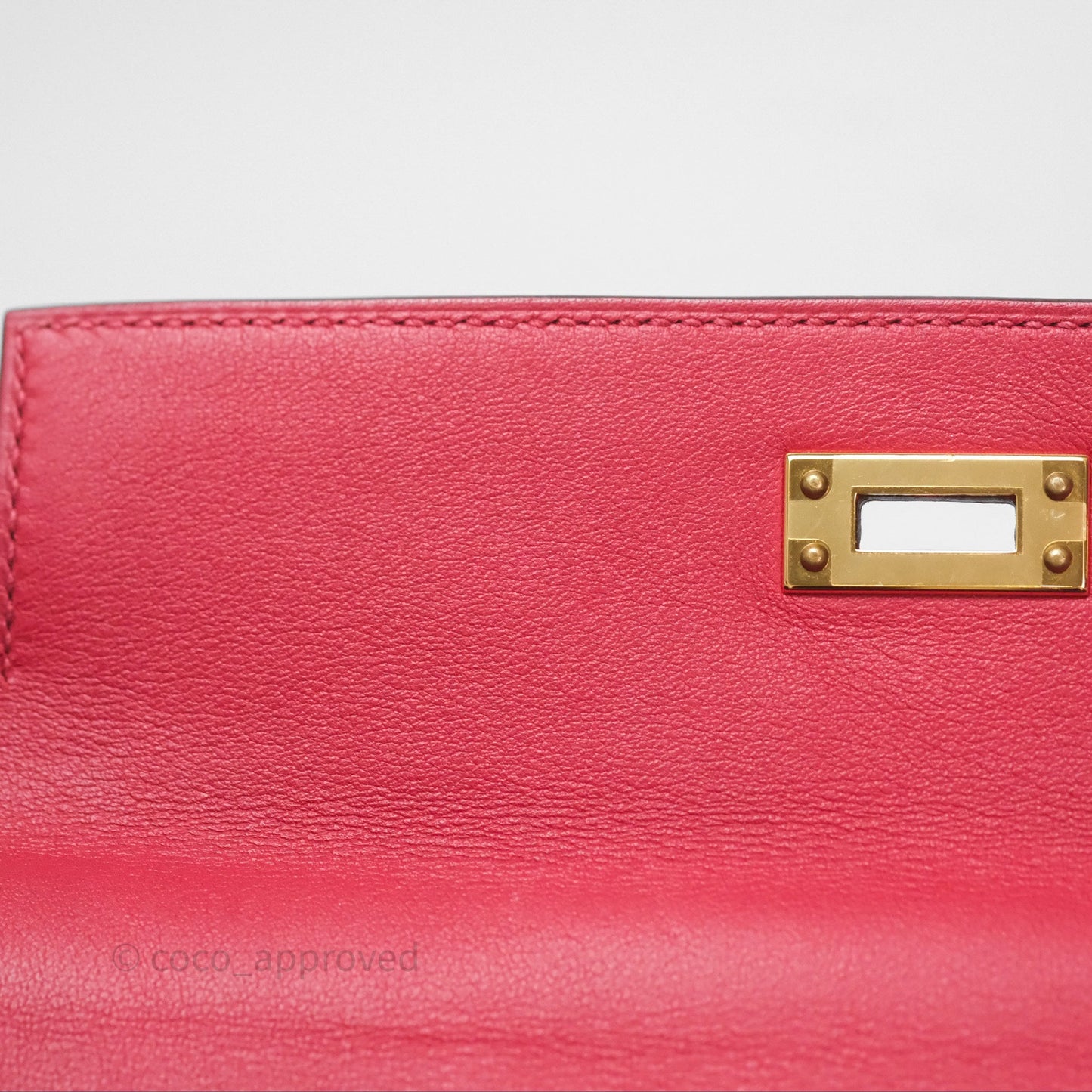 Hermès Kelly II 25 Retourne Swift Rouge Piment 5X Gold Hardware