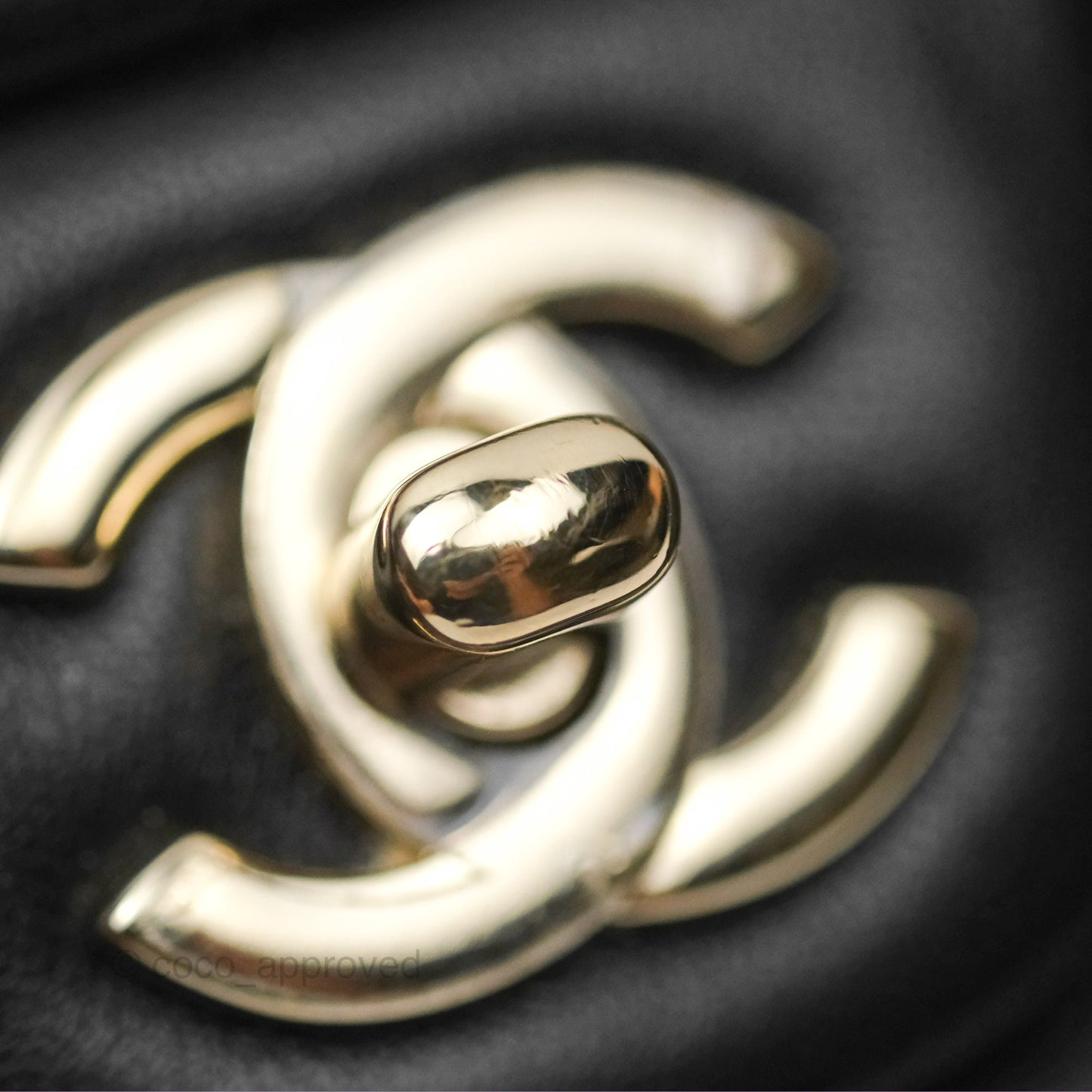 Chanel Mini Rectangular Quilted Black Lambskin Gold Hardware