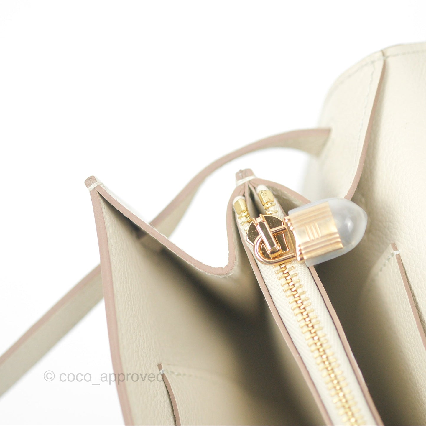 Hermès Kelly To Go Wallet Beton Evercolor Gold Hardware