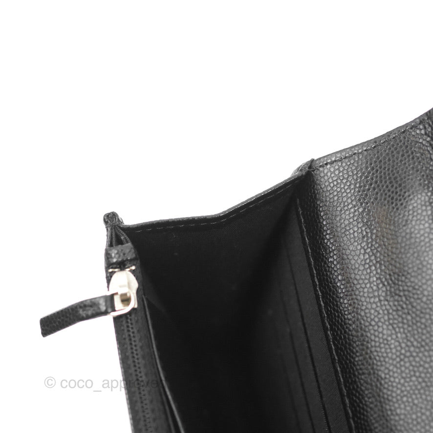Chanel Quilted So Black Wallet on Chain WOC Caviar Incognito Hardware