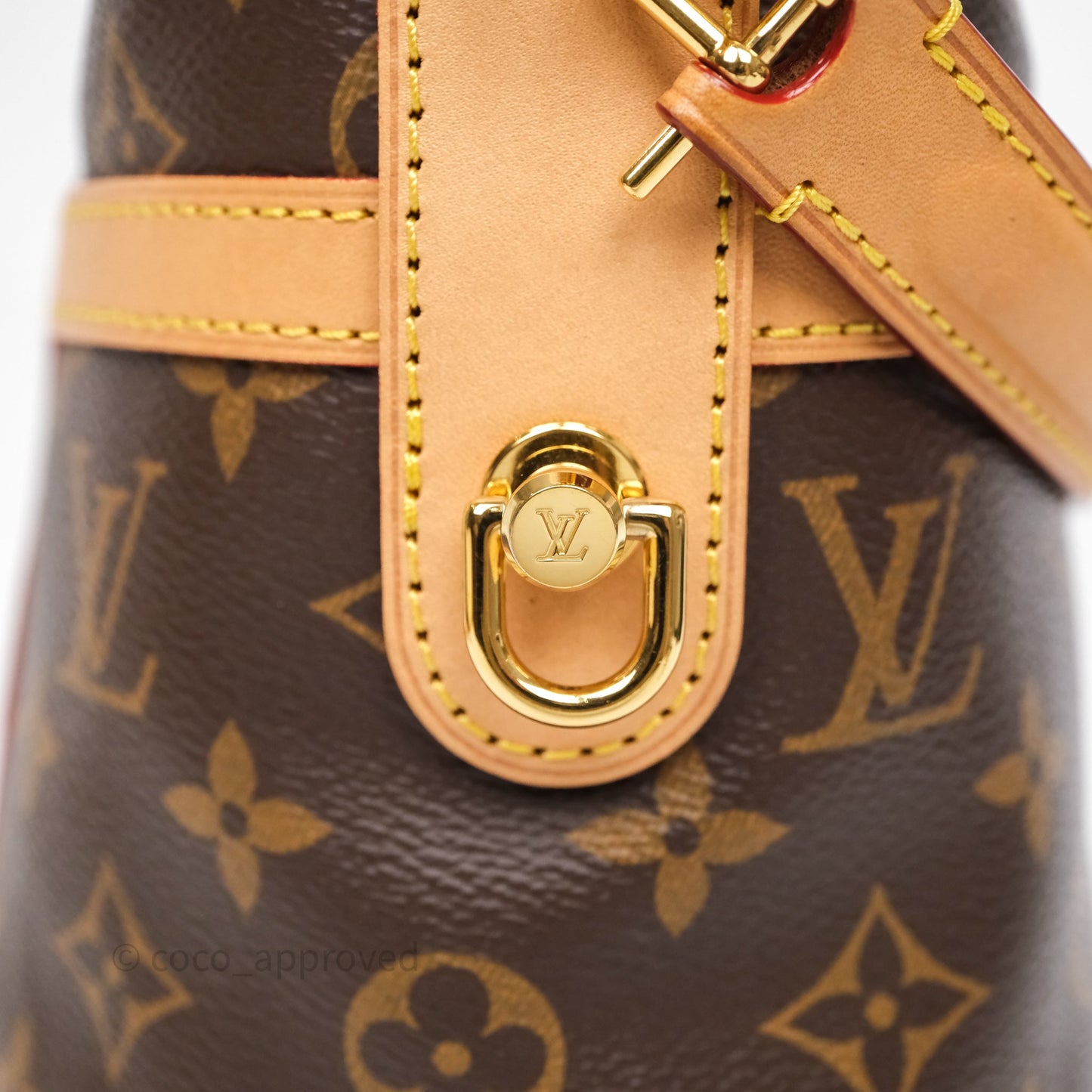 Louis Vuitton Duffle Bucket Bag Monogram Canvas