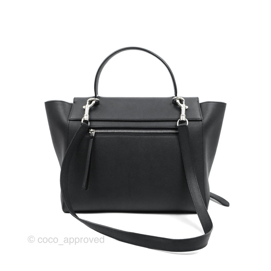 Celine Mini Belt Bag Dark Navy Grained Calfskin Silver Hardware