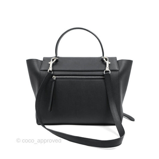 Celine Mini Belt Bag Dark Navy Grained Calfskin Silver Hardware