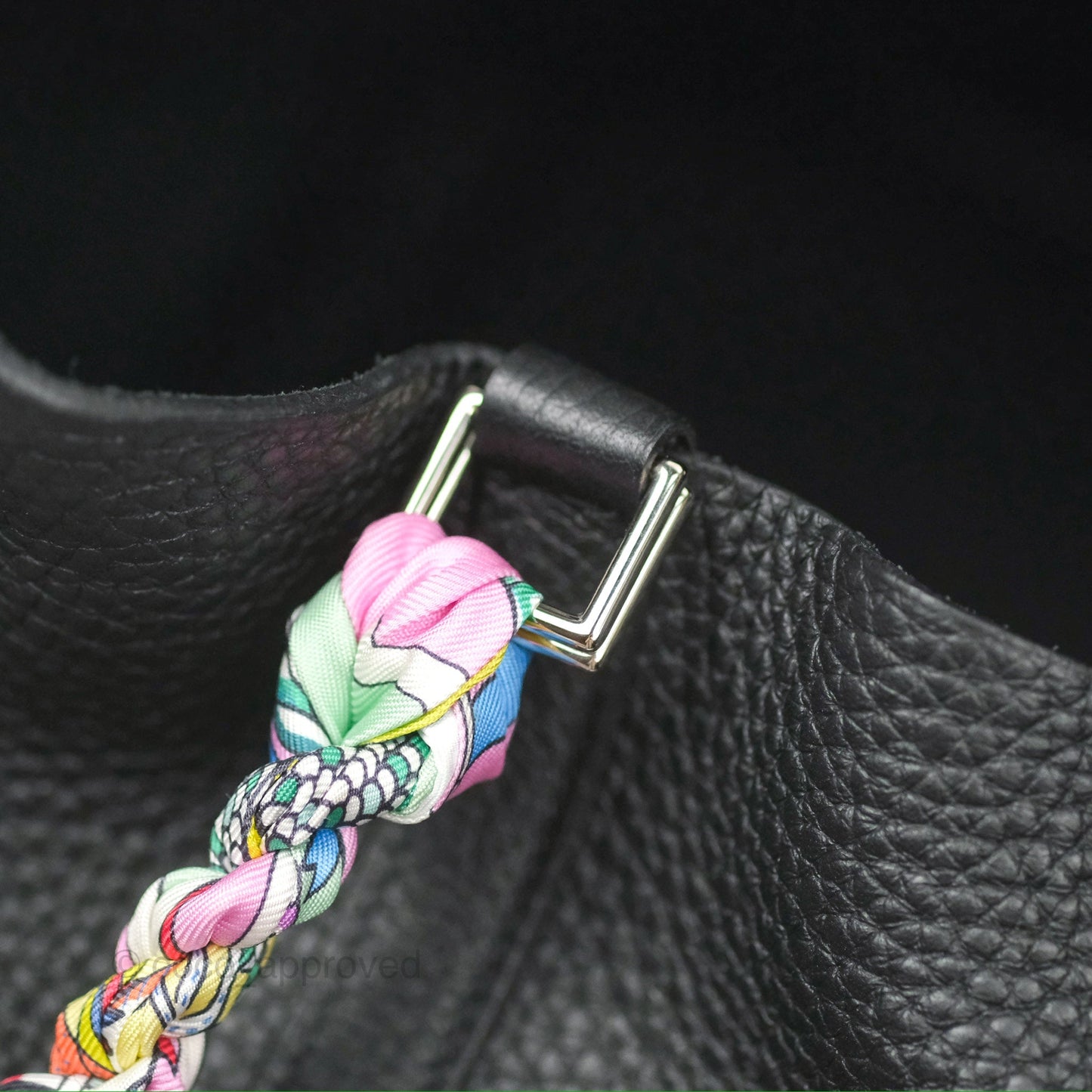 Hermès Picotin 22 Black Noir 89 Clemence Palladium Hardware