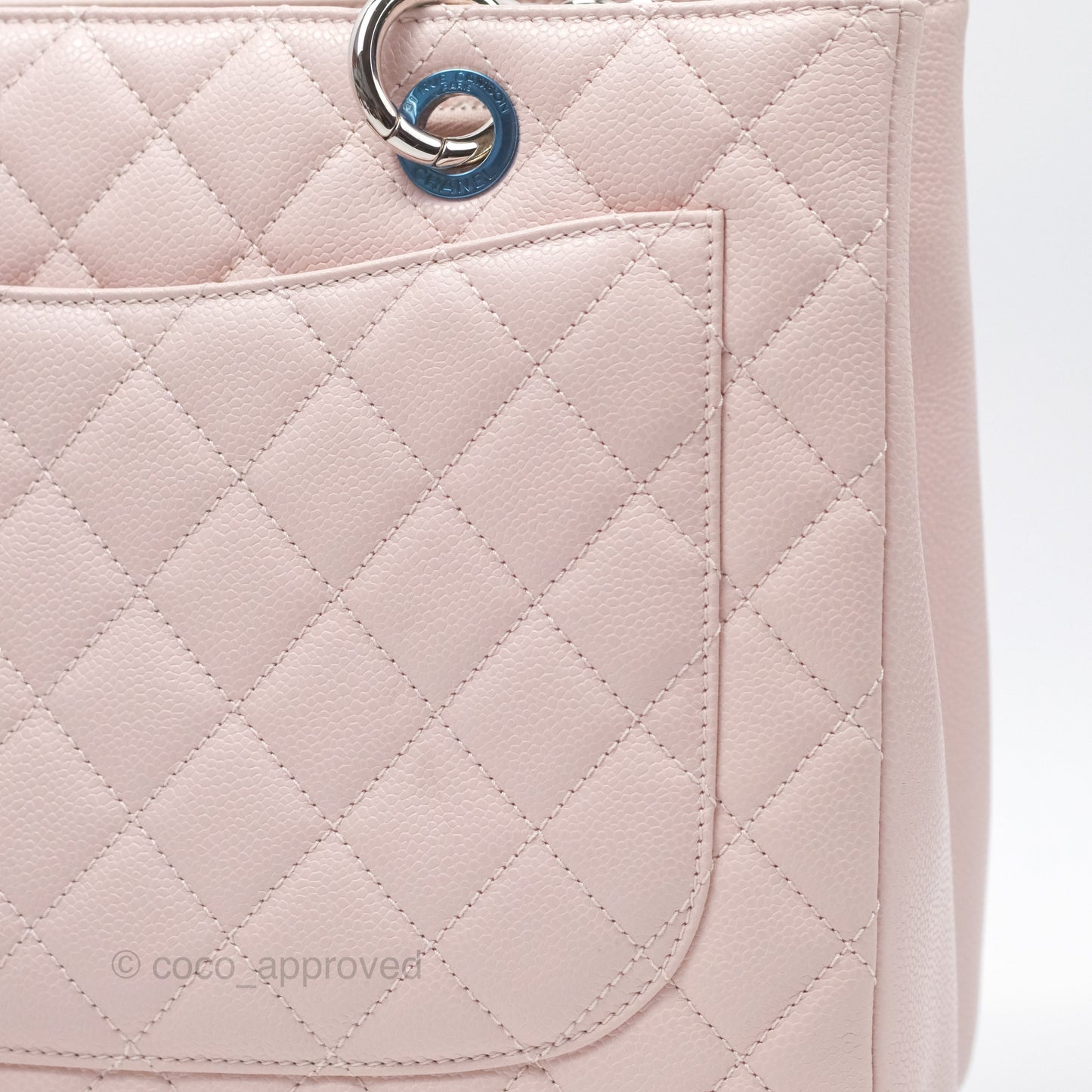 Chanel GST Pink Caviar Silver Hardware