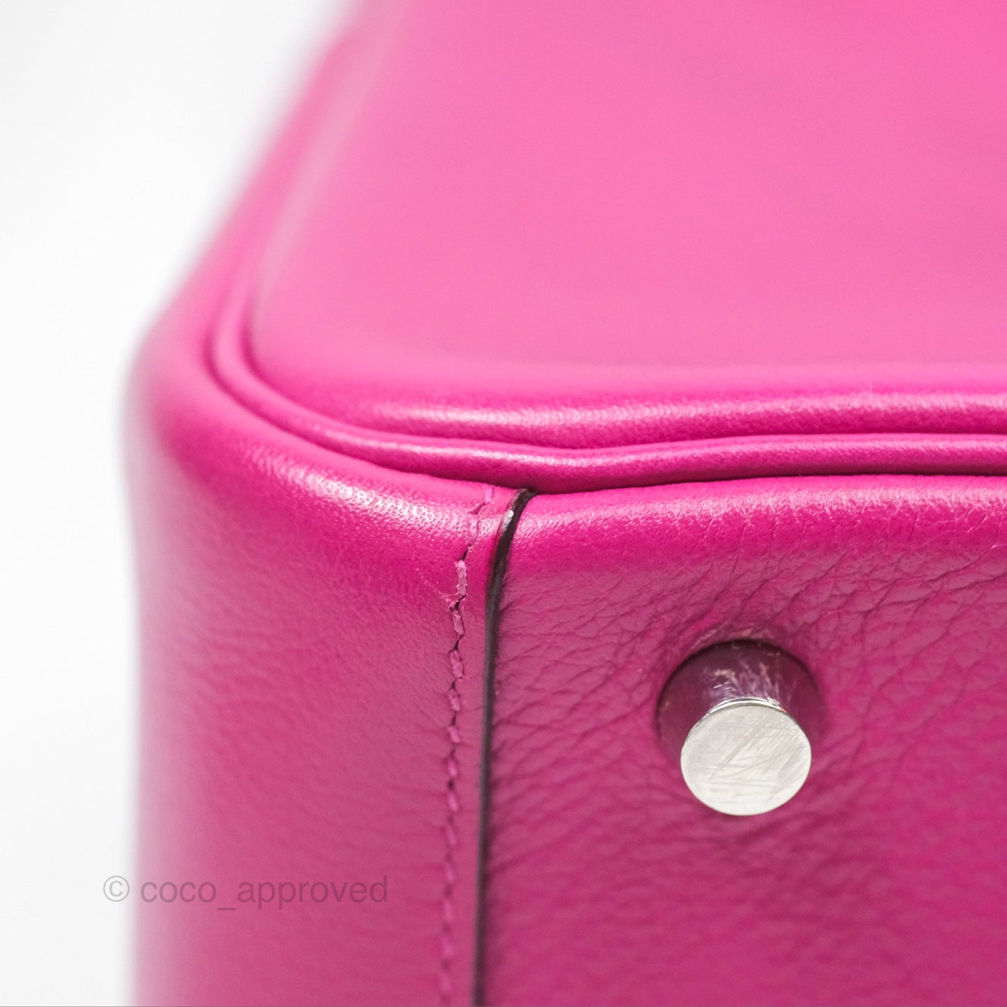 Hermès Lindy 26 Rose Pourpre Evercolor Palladium Hardware