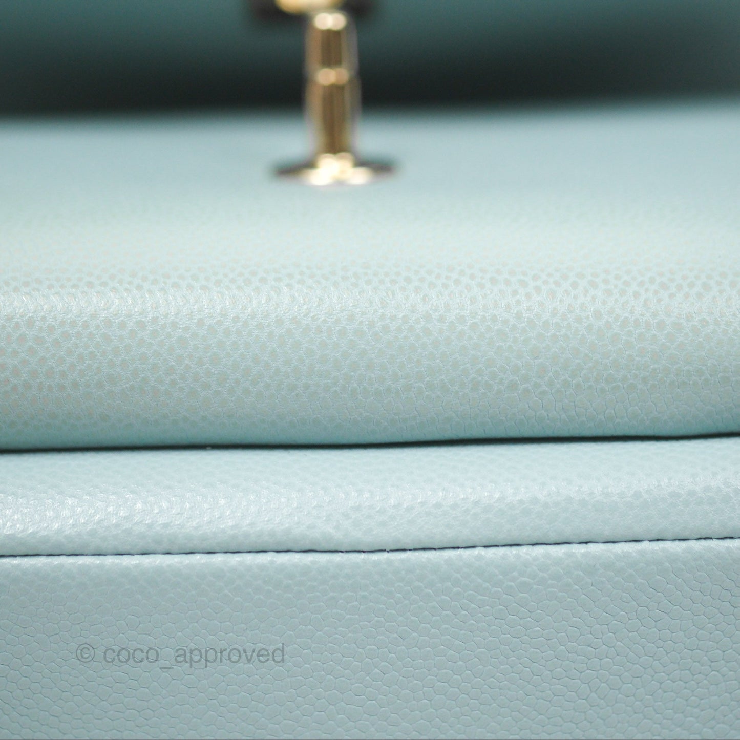 Chanel Quilted Small Business Affinity Flap Blue Caviar Gold Hardware