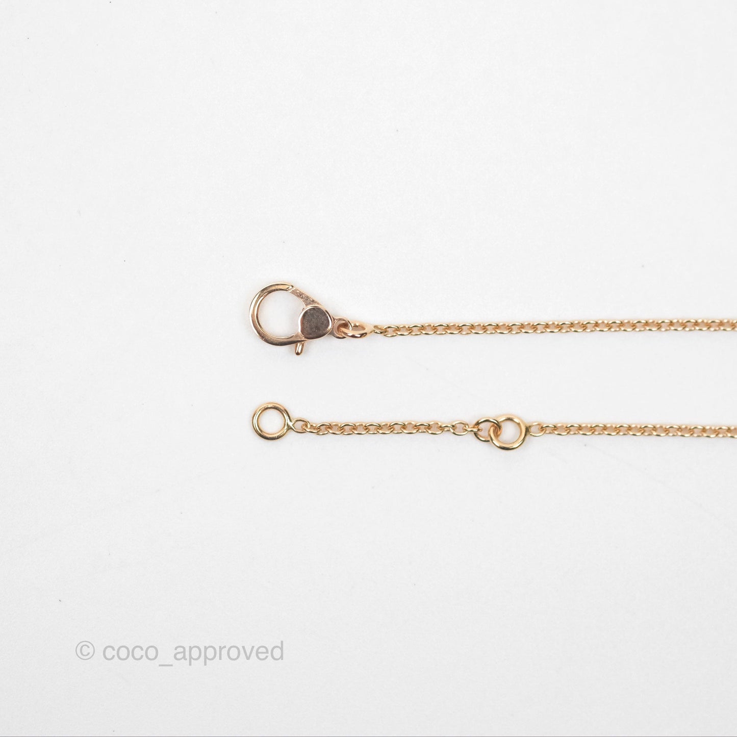 Hermès Finesse Necklace Rose Gold