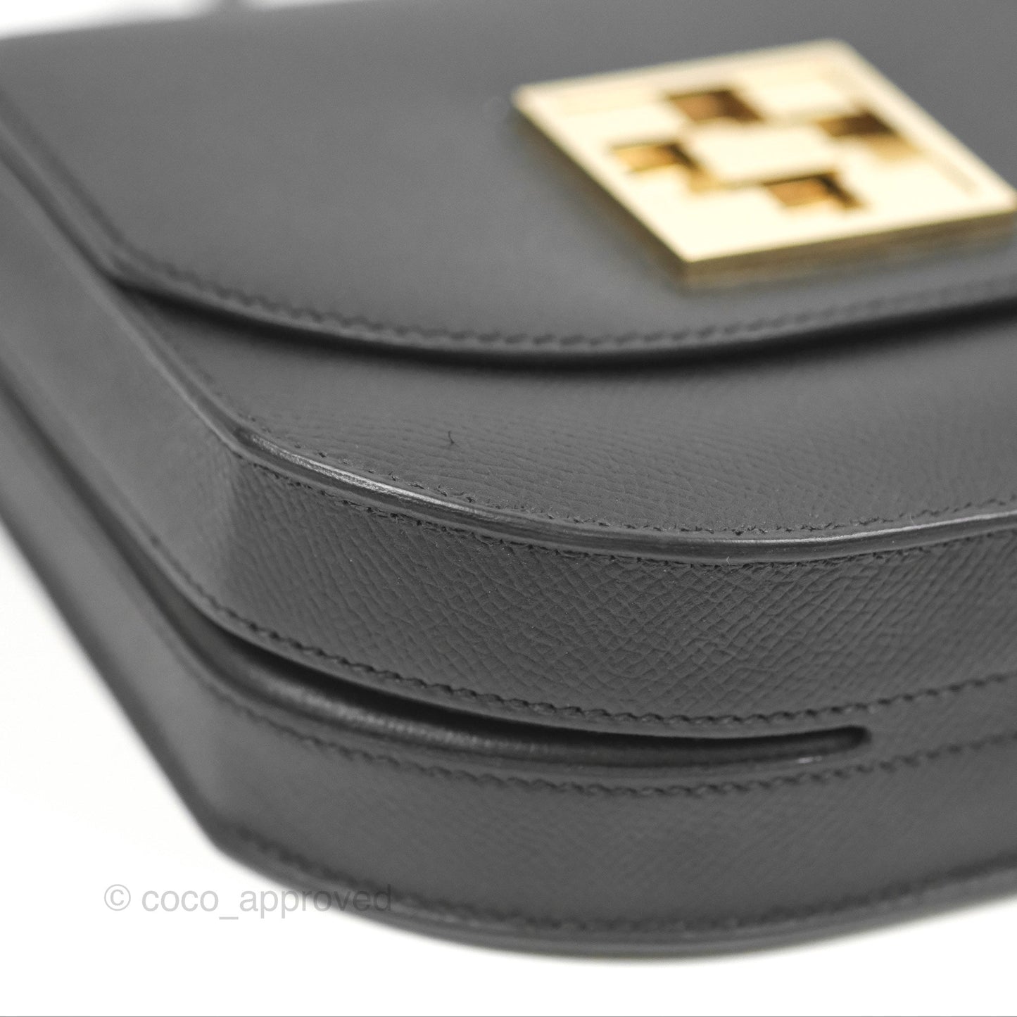 Hermès Mosaique Mini Bag Black Epsom Gold Hardware