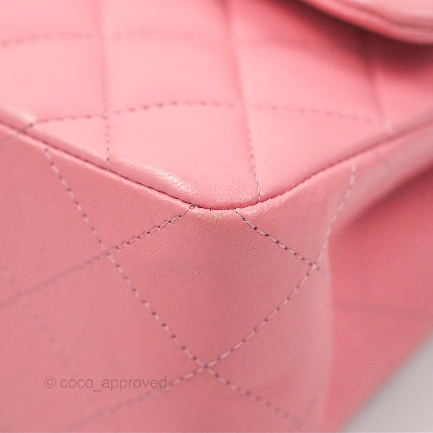 Chanel Small Classic Quilted Flap Pink Lambskin Gold Hardware