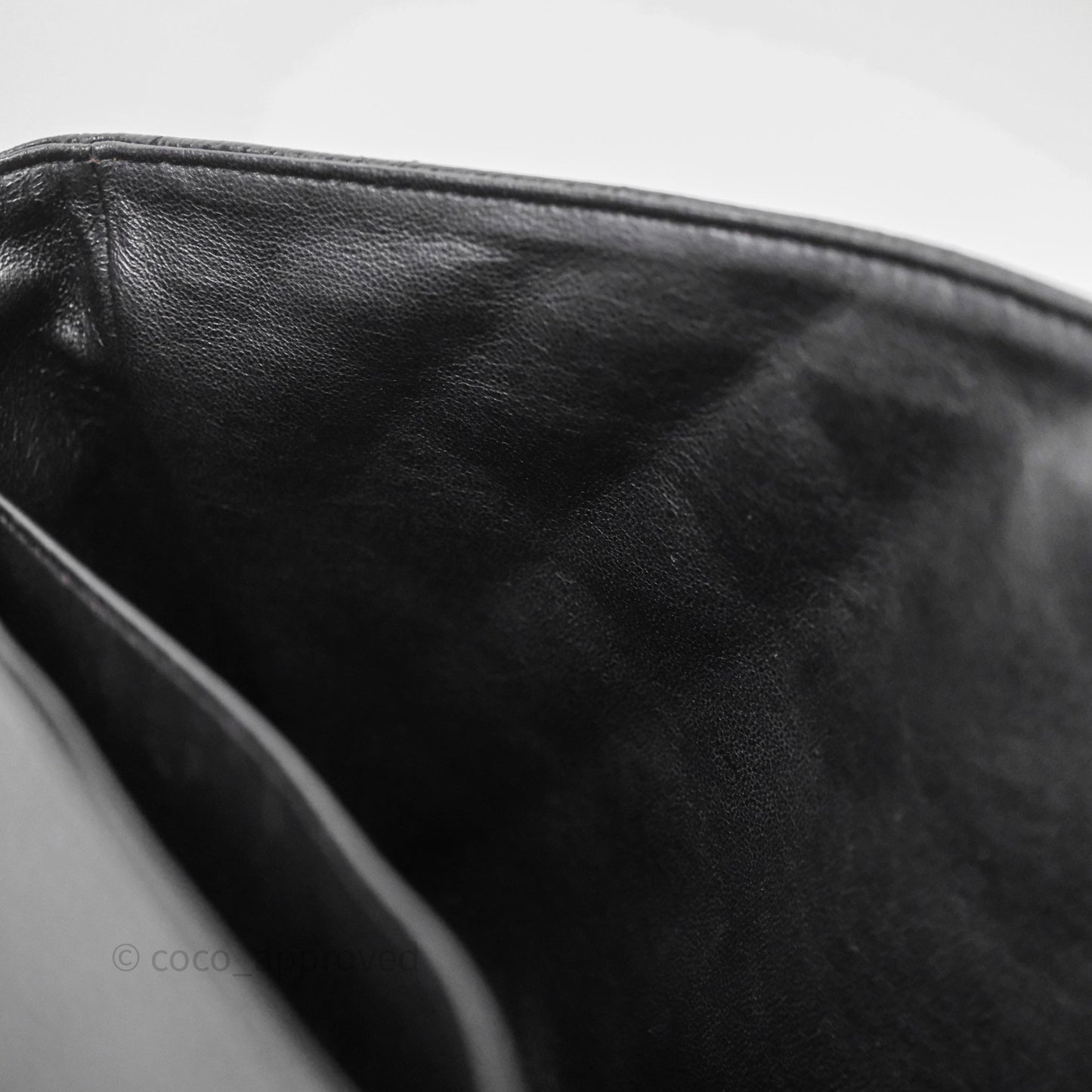 Chanel Jumbo Single Flap Black Caviar Silver Hardware