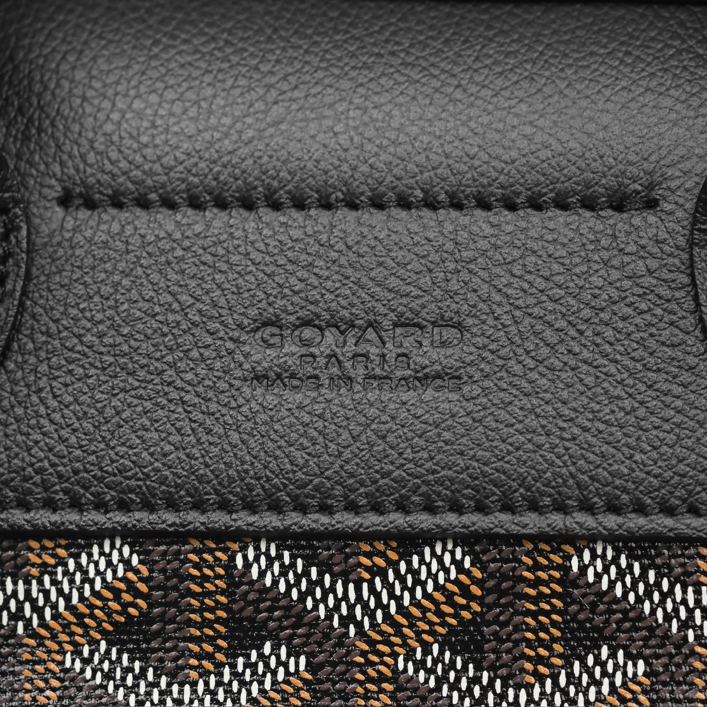 Goyard Mini Alpin Backpack Black Goyardine Calfskin