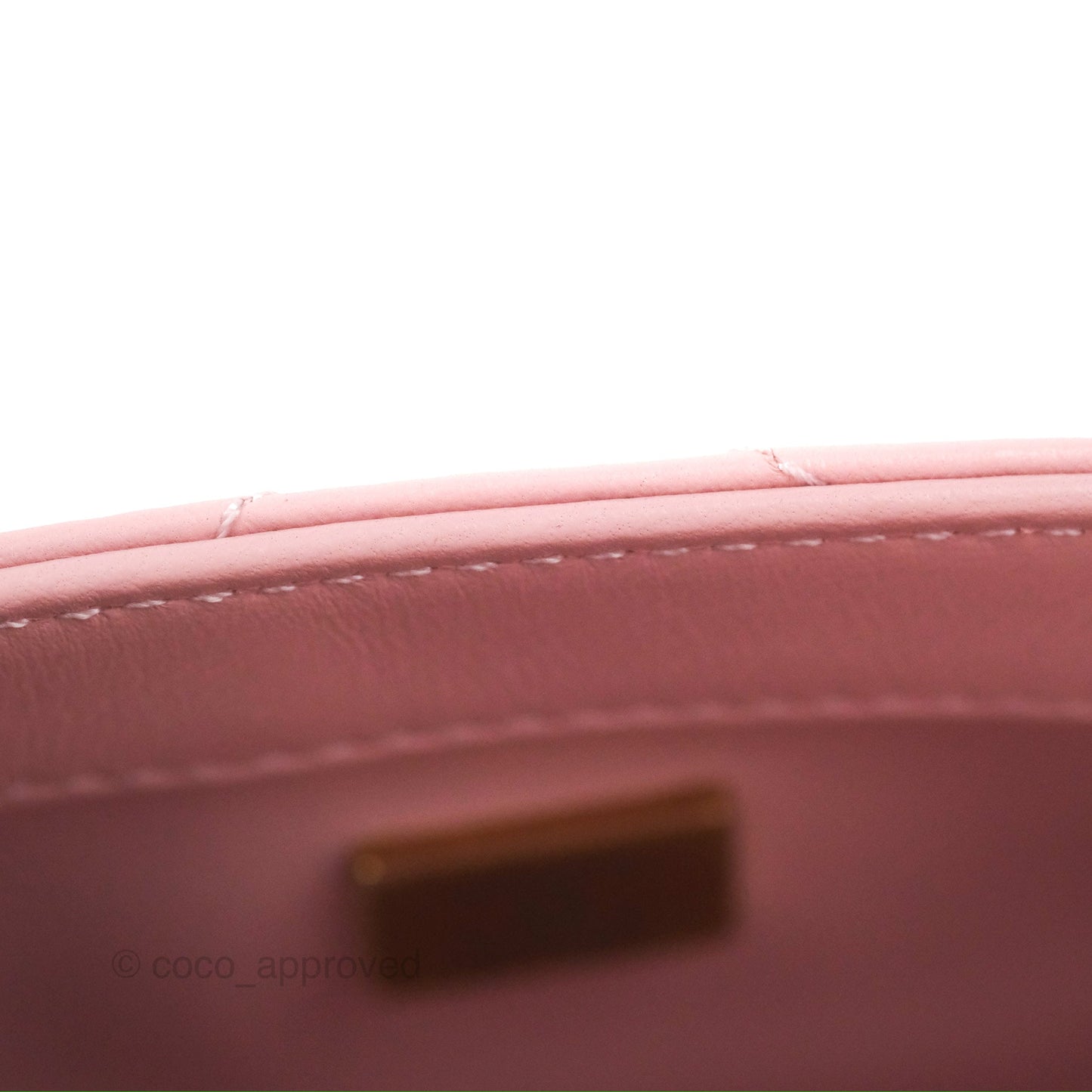 Chanel Mini Flap Bag With Heart CC Charm Pink Lambskin Aged Gold Hardware
