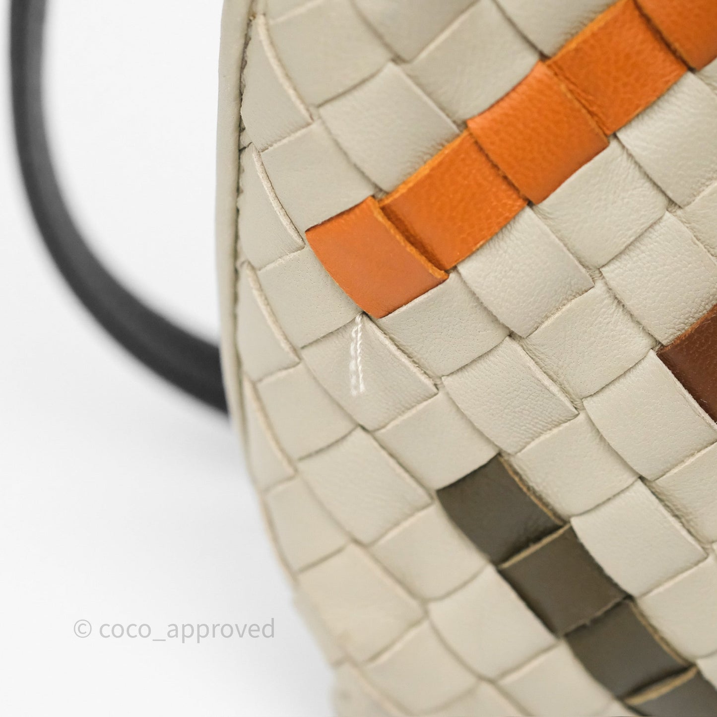 Bottega Veneta Nodini Crossbody Bag Cement Abstract Nappa Intrecciato