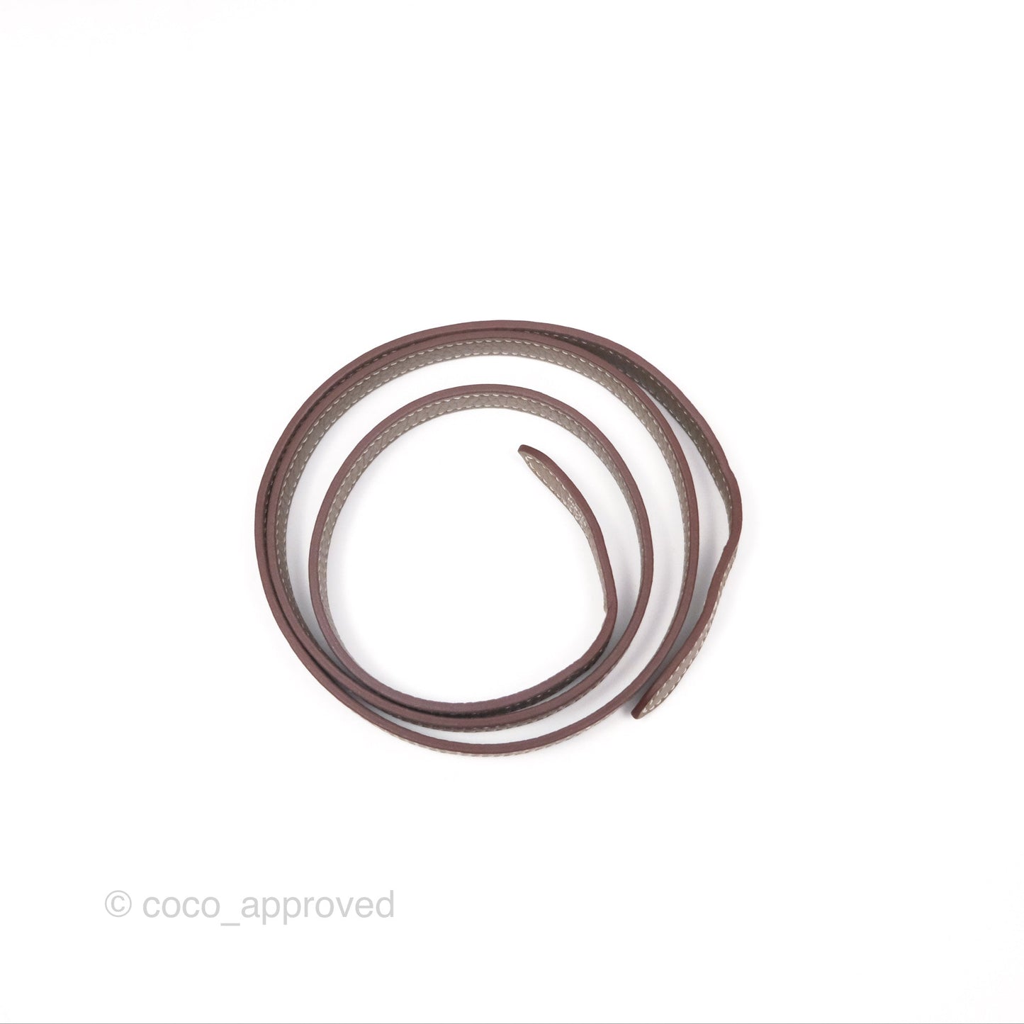 Hermès Halzan 25 Etoupe Clemence Palladium Hardware