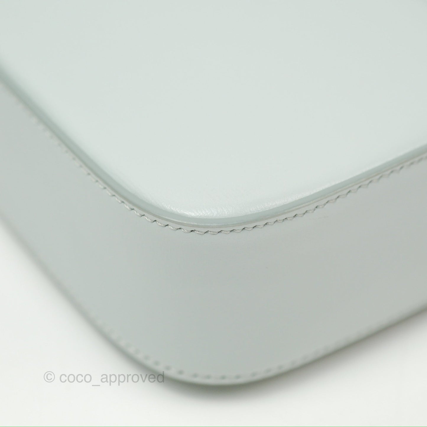 Celine Mini Claude Triomphe Bag Shiny Calfskin Soft Blue
