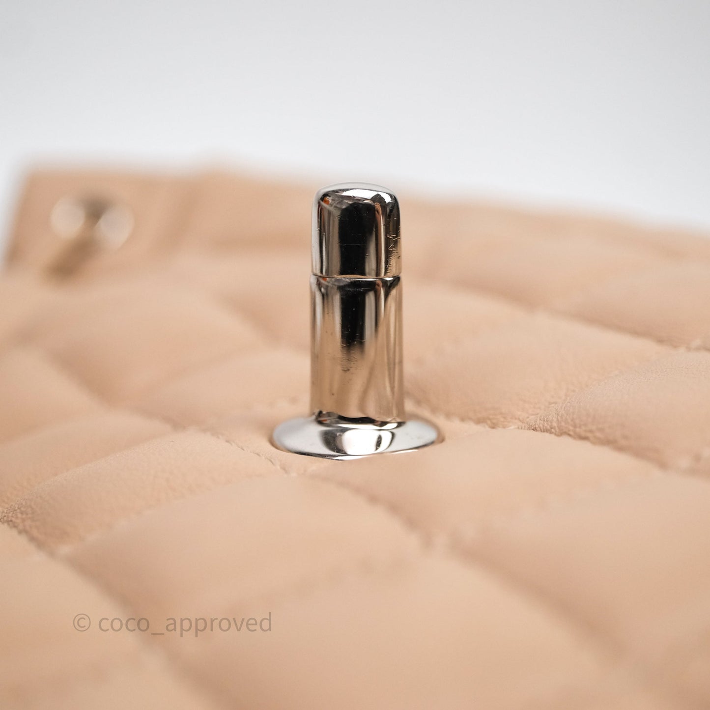 Chanel Quilted Small Urban Spirit Backpack Beige Lambskin Silver Hardware