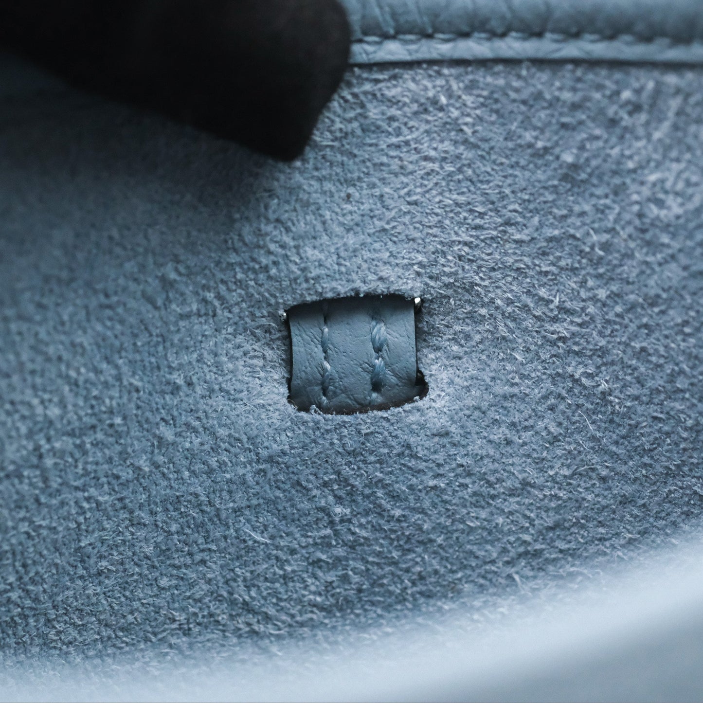 Hermès Mini Evelyne 16 Amazone Bleu Lin Taurillon Clemence Palladium Hardware