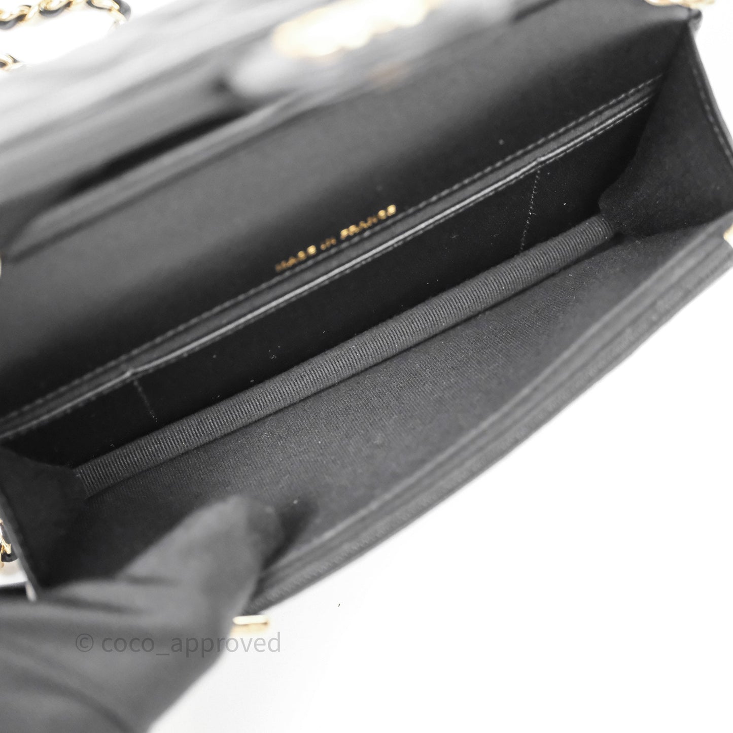Chanel Mini Flap Bag Black Lambskin Gold Hardware