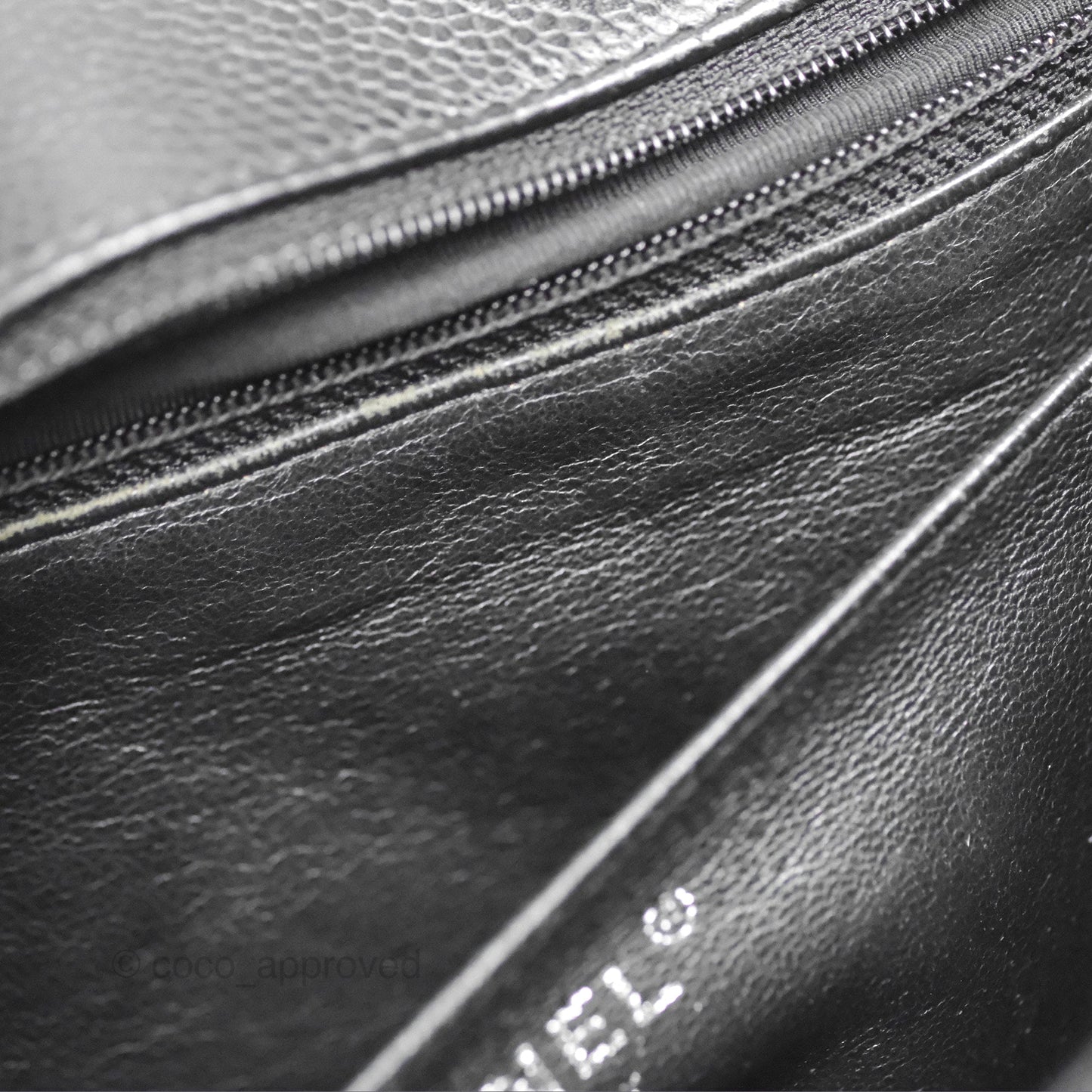 Chanel Jumbo Single Flap Black Caviar Silver Hardware⁣⁣
