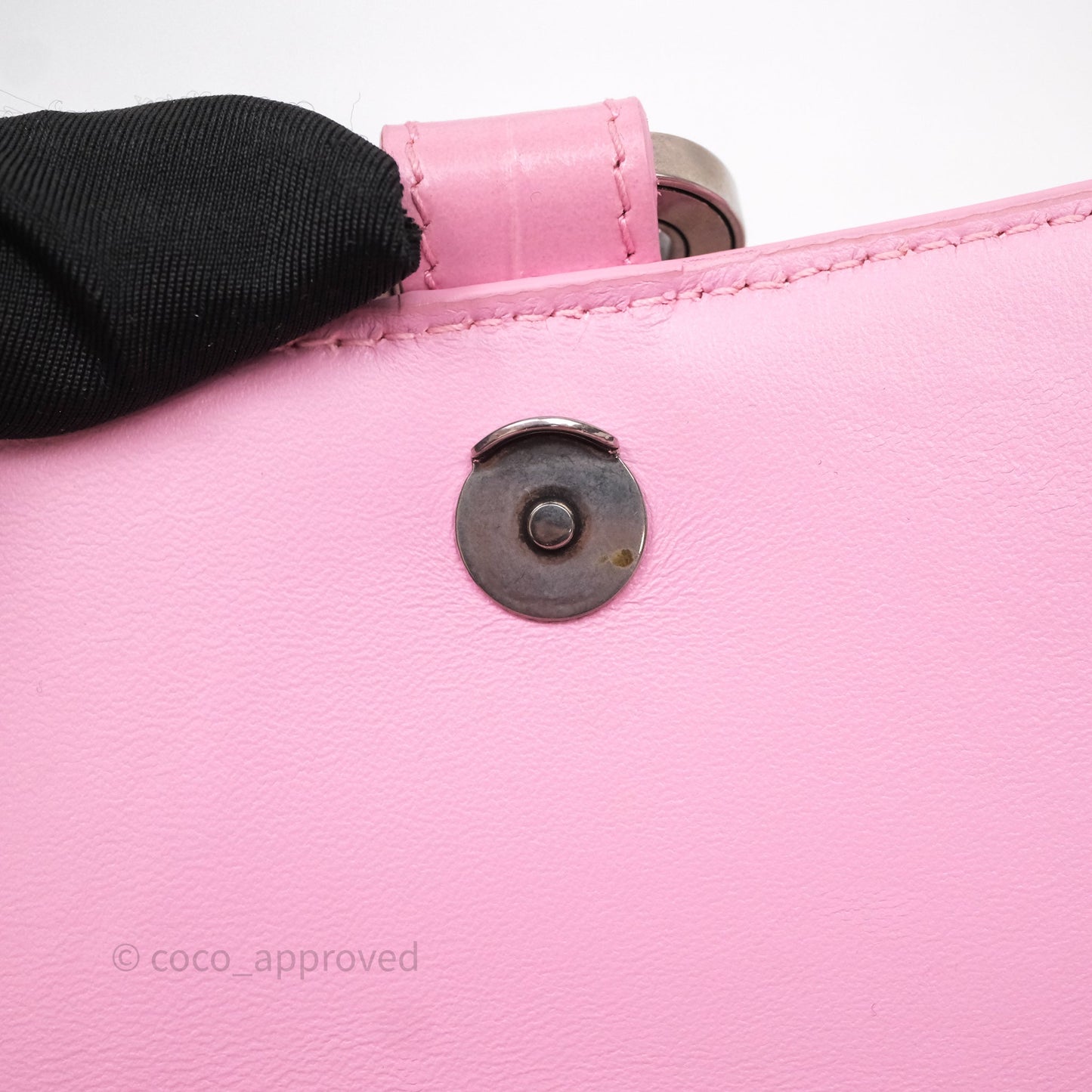 Balenciaga Small Hourglass Embossed Bag Pink