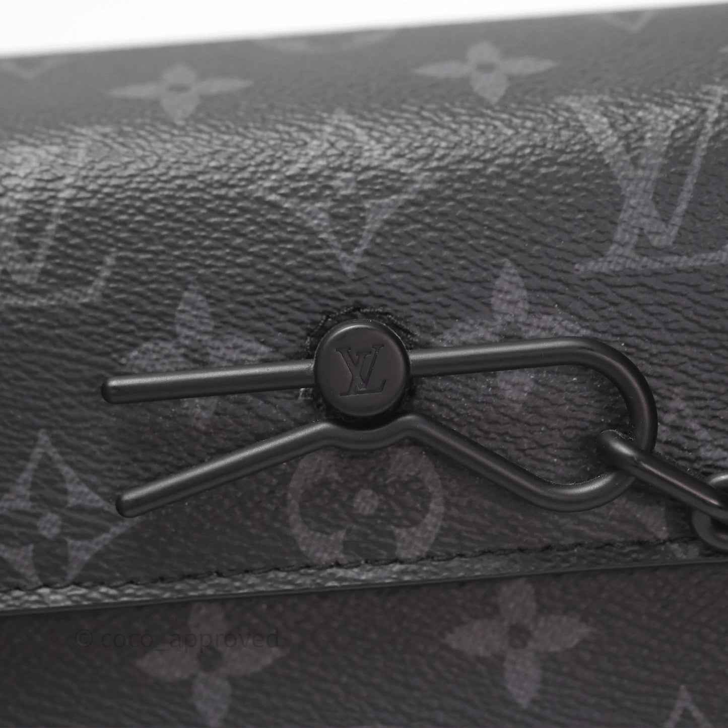 Louis Vuitton Steamer Wearable Wallet Monogram Eclipse Canvas