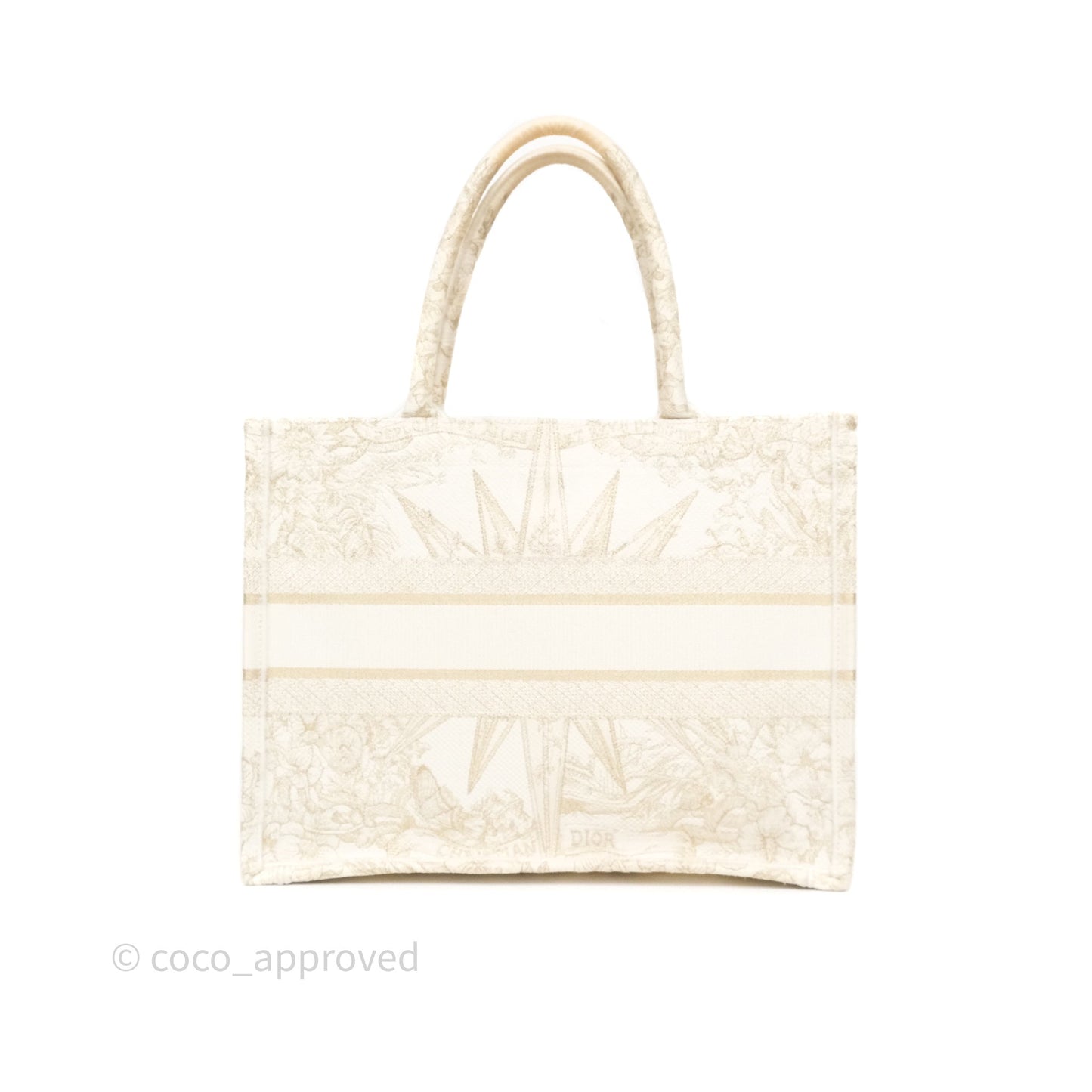 Dior Medium Book Tote Dior Rêve d'Infini Embroidery with Gold-Tone Metallic Thread