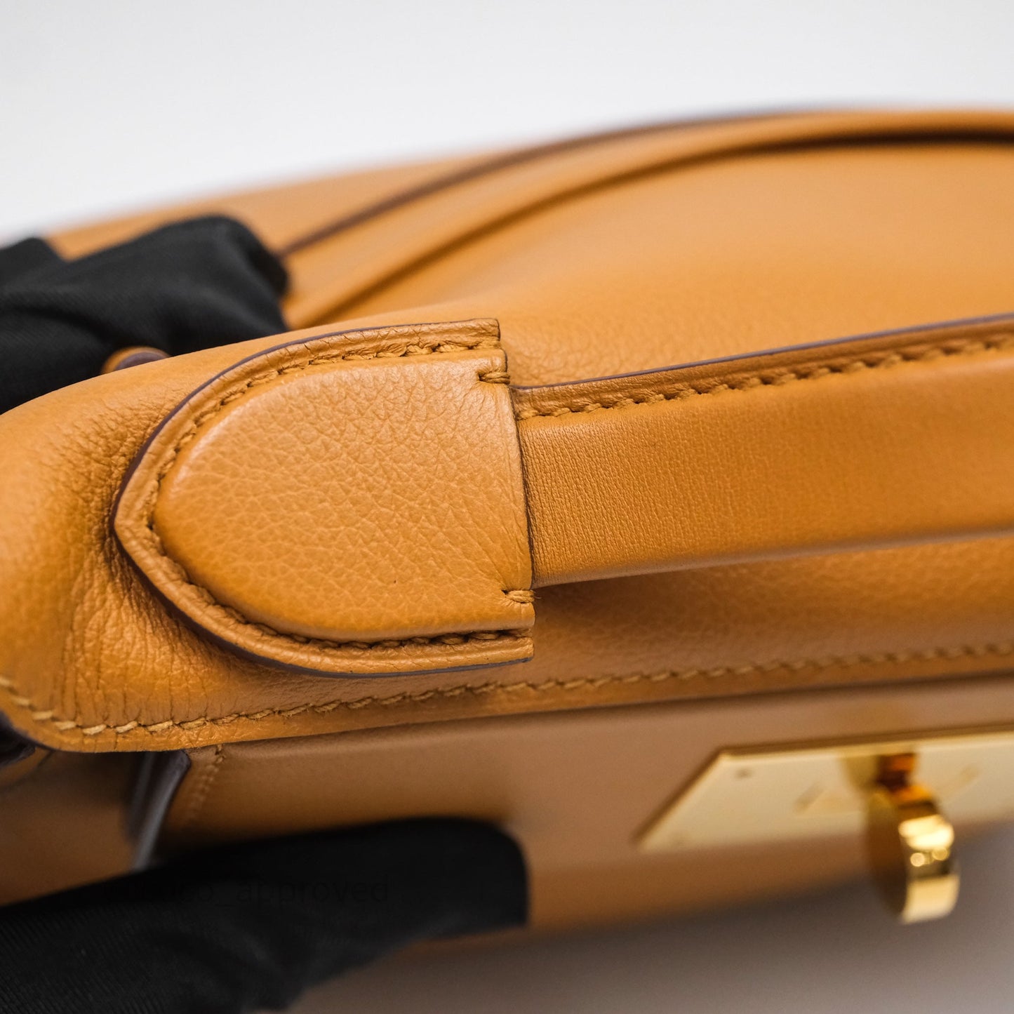 Hermès 24/24 21 Mini Caramel/Sesame/Rouge Sellier Gold Hardware